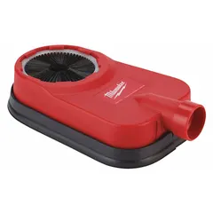 Self-contained on-surface vacuum attachment for drilling applications. Captures dust during overhead drilling with SDS-Max rotary hammers. Maximum diameter 2-3/4 in. Includes one dust extraction attachment.