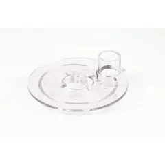 OEM replacement pump cover for beverage dispensers. Protects the pump assembly from debris and damage in commercial foodservice environments.