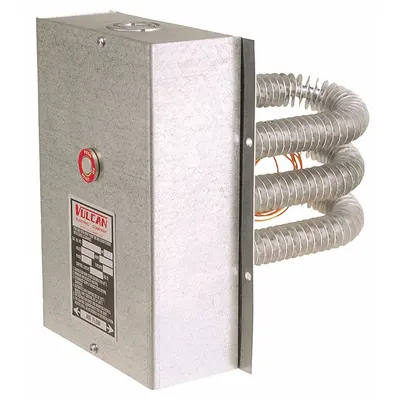 VULCAN Pemanas Saluran Udara Tabung Bersirip: 6.000 W Watt, 240V AC, 1 Fase - Finned Tubular Air Duct Heaters