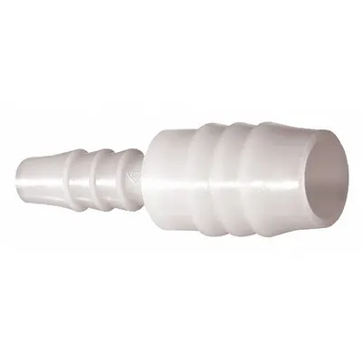 ELDON JAMES Kopling Fitting Berduri: 3/16 in ID x 3/32 in ID ukuran, Berduri x Berduri - Standard Polypropylene Barbed Tube Fittings