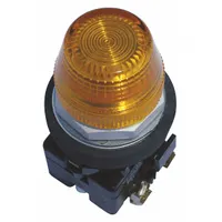 EATON Pilot Light: 30 mm Panel Mounting Size, Yellow, LED, 120 V AC Max Volt Rating (Supply) (MPN HT8HBYL1)