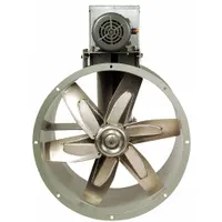 DAYTON Tubeaxial Fan: Clean Air, 16 in Blade, 2,379 cfm @ 0.000 in SP, 208-230/460V AC, 3 Phase (MPN 7AF39)