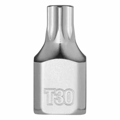 MILWAUKEE Soket Bit: 1/4 in Ukuran Drive, Ujung Torx, T30 Ukuran Ujung, 51/64 in Panjang Keseluruhan - Torx Bit Sockets