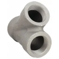 This ANVIL threaded pipe wye is a Class 3000 steel fitting with a 1 in x 1 in x 1 in configuration, rated for a maximum operating pressure of 2,000 psi at 150 °F. It is used in high-pressure piping systems to split or combine flow, typical in industrial applications such as oil and gas, chemical processing, and power generation
