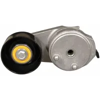 Self-adjusting belt tensioner with 1 pulley, 3 in outside diameter. Automatically maintains proper tension on engine accessory drive belts to compensate for belt stretch and wear