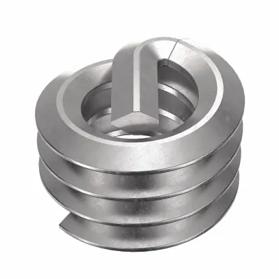 HELI-COIL Sisipan Heliks: Gaya Tang Bertangkai, Bebas Berputar, Ukuran Ulir #10-24 - Free-Running Tanged Helical Inserts