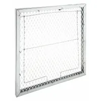 Air Filter Frame: 10 in x 10 in x 1 in, Galvanized Steel (MPN 6B730)