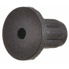 Replacement burner grate foot for Whirlpool ovens. Supports the burner grate to maintain level and stable positioning during use. Helps prevent tipping and uneven heat distribution.