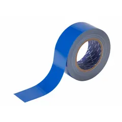 Solid blue floor marking tape for marking aisles, work zones, and storage areas in industrial facilities. Made of 8 mil thick polyester with no legend. 2 in width by 100 ft length.