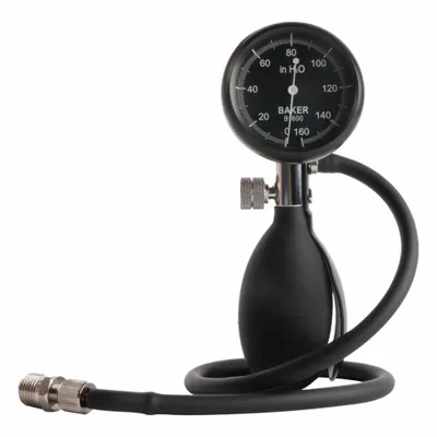Kalibrator Tekanan Bulb Peras BAKER INSTRUMENTS: B1600-NIST, Termasuk, 0 psi – 5.77 psi - Standard Handheld Pressure Calibrators