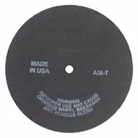 APPROVED VENDOR Abrasive Cut-Off Wheel: Type 1, 4" x 0.035" x 1/4", Aluminum Oxide, 60 Grit (MPN 05539509258)