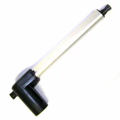 Black plastic head actuator for Span America healthcare beds. Compatible with QD1000, QD2000, and QD2250 models. Used to adjust the head section of the bed for patient positioning and caregiver access.