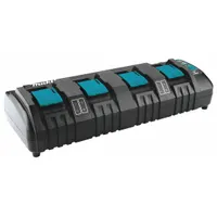 MAKITA Battery Charger: Multi-Port Charging, For 14.4V DC/18V DC, 3 Ah Charged in 1-Hour, 120V AC (MPN DC18SF)