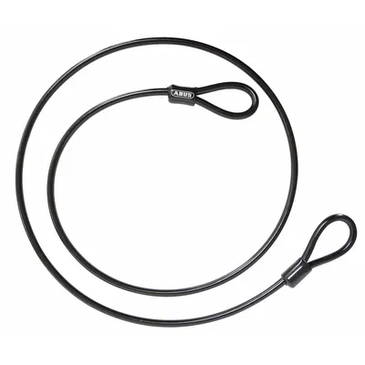 ABUS Kabel Keamanan: Kabel Lurus, 6 1/2 ft Panjang, 25/64 in Diameter Kabel - Security Cables