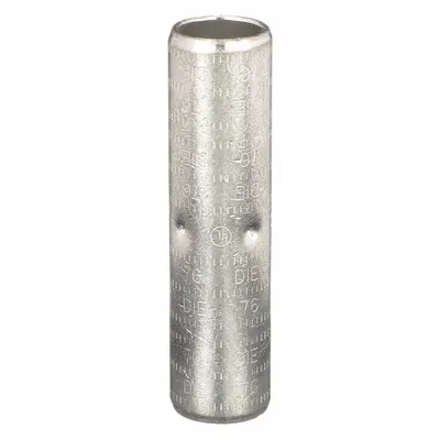 THOMAS & BETTS Sambungan Barel Terbuka: 400 kcmil Ukuran Kawat, Kode Biru, 3.75 in - Crimped Butt Splice Compression Connectors