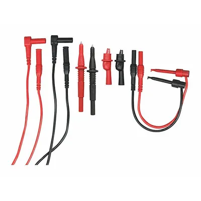 EXTECH Kit Kabel Uji: CAT III 1000V, Klip Buaya/Probe Standar, Tegangan Maks 1.000 V - Test Lead Kits