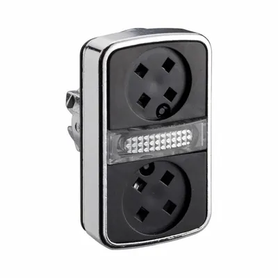 SCHNEIDER Operator Multihead: Bercahaya, 3 Tombol, Profil Rata - Illuminated Multihead Push-Button Operators