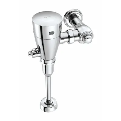 MOEN Katup Siram Otomatis: M-POWER, 1 gpf Galon per Siram, Baterai, Rough-In 11 1/2 in - Urinal Automatic Flush Valves