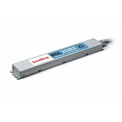 BODINE Pengemudi Darurat: 20 W Maks. Watt Bola Lampu, 120 hingga 277V AC, 1 Bola Lampu Didukung - Standard Emergency LED Drivers