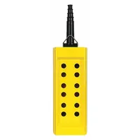 SCHNEIDER ELECTRIC Pendant Enclosure: 12 Holes, 22 mm Operator Size, Rubber Sleeve Cable Entry Type (MPN XACB12)