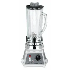This benchtop blender is suited for laboratory blending tasks such as mixing, emulsifying, and homogenizing samples. It features a 0.5 hp motor with a speed range of 18,000 RPM to 22,000 RPM and includes a 1 L glass container. The unit operates on a standard plug.