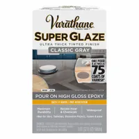 VARATHANE Finish: Finish, Interior, 32 fl oz Container Size, Classic Gray, Super Glaze (MPN 363903)