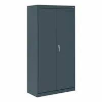 SANDUSKY Shelf Cabinet: 30 in x 18 in x 66 in, Swing Handle & Keyed, 24 ga Panel Thick, Frame (MPN VF31301866-02)
