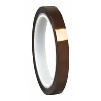 3M Electrical Tape: 3/4 in Wd, 5 yd Lg, 3 mil Thick, Polyimide Film, Acrylic, Amber, 1205