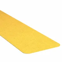 Anti-Slip Tread: Coarse, 60 Grit Size, Yellow, Solid, 6 in x 24 in, 33 mil Tape Thick, 10 PK (MPN GRAN12745)