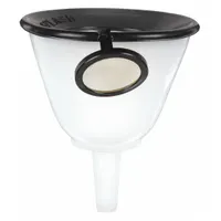 APPROVED VENDOR Funnel: HDPE, 700 mL, 139.7 mm, 15.9 mm, 57.15 mm Stem Lg, White (MPN 408224-0000)