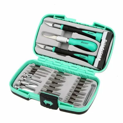 Eclipse Hobby Knife Set: Curved/Straight, 3 in_4 in Blade Lg, 0.021 in Blade Thick - Precision Knife Sets