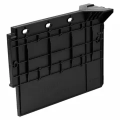 Polymer drawer divider in black, measuring 3 11/16 in W x 9 3/16 in H x 13 in L. Sold as a single divider for organizing tools and small parts within compatible drawer systems.