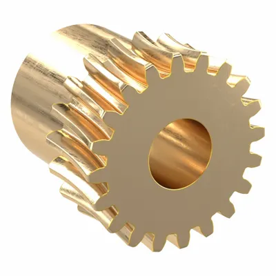 KHK GEARS Roda Cacing: Reduction Ratio 10, Module m 0.5, Right Hand, 20° Pressure Angle - Metric Worm Wheels