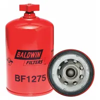 BALDWIN FILTERS Fuel Filter: Spin-On, 3 1/16 in Outside Dia, 3/4"-16 Thread Size, Cellulose, Cummins (MPN BF1275)