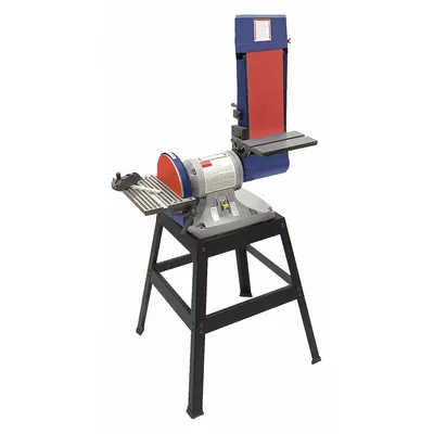 Dayton Amplas Sabuk dan Cakram: Untuk Logam/Plastik/Kayu, 120 V_240 V, Fase Tunggal - Floor Standing Belt & Disc Machines