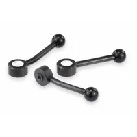 KIPP Adjustable Handle: Steel, 3/8"-16 Thread, 21 mm Thread Lg, 127 mm Lg (MPN K0114.2A42)