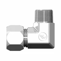 WEATHERHEAD Compression Fitting Elbow: 1 1/2 in OD x 1 1/2 in Pipe Size, Compression x MNPT, Steel (MPN 7405X24X24)