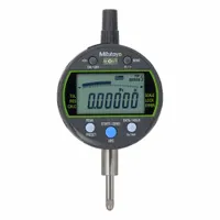 MITUTOYO Calibrated Indicator: 0 in to 0.5 in /0 in to 12.7 mm, Inch/Metric, 0.0001 in Accuracy (MPN 543-302B-10CAL)