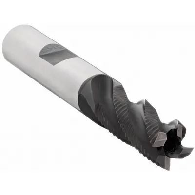 OSG End Mill Kasar: Kobalt, Dilapisi TiAlN, 4 Alur, Pitch Halus, Diameter Giling 3/8" - General Purpose Cobalt Roughing End Mills