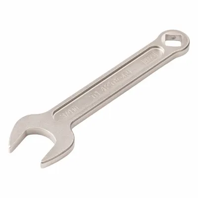 Kunci Pas Ujung Terbuka TEKTON: Baja Molibdenum Krom, Satin, 3/4 in Ukuran Kepala - SAE, Single End, Open End Service Wrenches