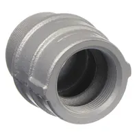 Sealing Hubs - Vertical: Iron, 1 1/2 in_2 in Trade Size, Male to Female, 3 1/8 in Overall Lg (MPN ES200150)