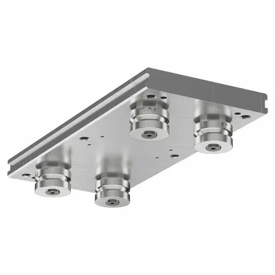 HEPCOMOTION Gerbong: Untuk Lebar Rel 44 mm, Rol, Gerbong Standar GV3, Tinggi Gerbong 35.8 mm - HepcoMotion GV3 Roller Carriages