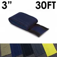 Cable protector: 3 in Overall Wd, 30 ft Lg, Nylon, Blue (MPN CC-SC-3-30-BL)