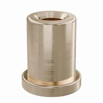 Bantalan Lengan Berflensa OILITE: Perunggu, SAE 841, Lubang 1/8 in, OD 1/4 in, Panjang 3/8 in - Lubricated General Purpose Metallic Flanged Sleeve Bearings