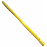 GARLOCK SAFETY SYSTEMS Latch Post: 41 in Post Ht, Galvanized, Steel, Yellow (MPN 421193S)