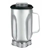 WARING COMMERCIAL Blender Container with Lid and Blade: 32 oz Container Capacity, Black/Silver (MPN CAC33)