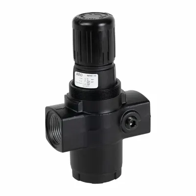 ARO Regulator Udara Bertekanan: Aluminium, 1 1/4 in NPT, 480 cfm, 5 psi hingga 125 psi - ARO FRL Air Regulators