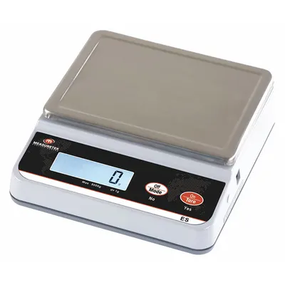 MEASURETEK Shipping Scale: 11 lb Wt Capacity - Imperial, 6 1/2 in Weighing Surface Dp - Compact Shipping Bench Scales