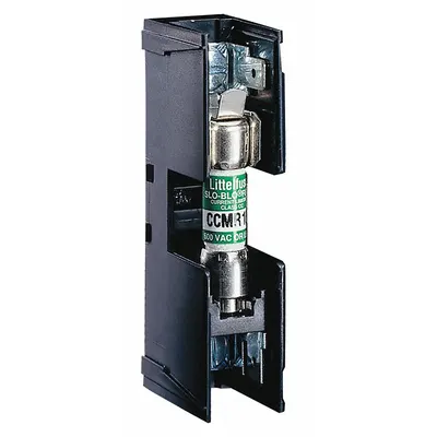 LITTELFUSE Blok Sekering: Desain Blok Terbuka, 1 Kutub, 600 V AC, Pelat Tekan - Fuse Blocks for UL Class CC Fuses