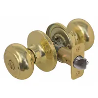 MASTER LOCK Door Lockset: Office Knob Locksets, Brass (MPN RU0103KA4S)